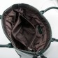 Зелена объемная кожаная сумка Alex Rai