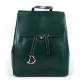 Рюкзак зелёного цвета из натуральной кожи Alex Rai