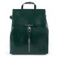 Жіночий шкіряний рюкзак зеленого кольору Alex Rai