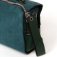 Зелена сумка зі штучної замші PODIUM