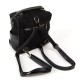 Жіноча сумка-рюкзак чорного кольору PODIUM