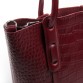 Практичная женская сумочка из бордовой кожи Alex Rai