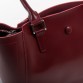 Женская бордовая сумка из гладкой кожи Alex Rai