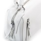 Белая кожаная женская сумка Alex Rai