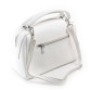 Біла шкіряна жіноча сумка Alex Rai