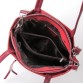 Жіноча сумка квадратної форма бордового кольору Alex Rai