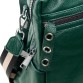 Симпатичный кожаный рюкзак зеленого цвета Alex Rai