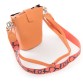 Стильная оранжевая сумочка кросс-боди