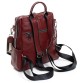 Бордовая женская сумка-рюкзак Alex Rai