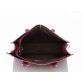 Симпатичная кожаная сумка винного цвета Alex Rai