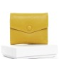 Жовтий маленький гаманець зі шкіри DrBond