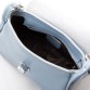 Голубая сумочка-клатч из кожи Alex Rai