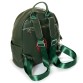 Зелений шкіряний рюкзак Alex Rai