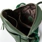 Зеленый кожаный рюкзак Alex Rai