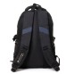 Черно синий городской рюкзак