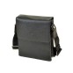 Кожаная мужская сумка-планшет черного цвета Bretton