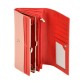 Рожевий шкіряний гаманець з червоною серединою Bretton