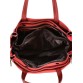 Стильная кожаная сумка красного цвета Alex Rai