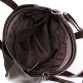 Темно-коричнева сумка з вставкою із замші Alex Rai