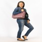 Женская стильная сумка цвета пыльной розы Alex Rai