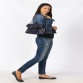 Популярна жіноча сумка темно-синього кольору Alex Rai