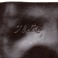 Шкіряна сумка шоколадного кольору Alex Rai