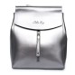 Серебристый кожаный рюкзак для женщин Alex Rai