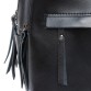 Рюкзак - жіноча сумка чорний зі шкіри Alex Rai