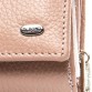 Жіночий шкіряний гаманець кольору пудри DrBond