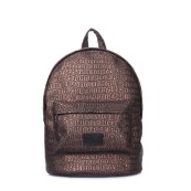 Рюкзаки подростковые Poolparty backpack-croco-bronze