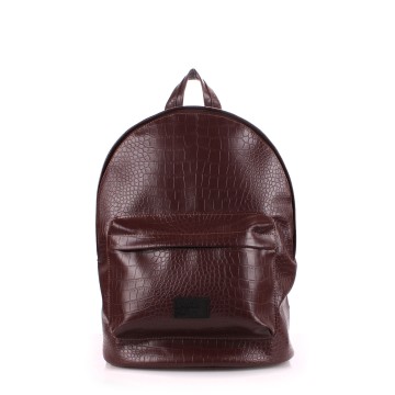 Рюкзаки подростковые PLP backpack-croco-brown