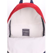 Рюкзаки подростковые Poolparty backpack-darkbl-red-wh