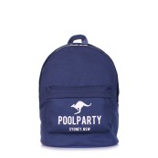 Рюкзаки подростковые Poolparty backpack-kangaroo-darkbl