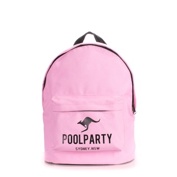 Рюкзаки подростковые Poolparty backpack-kangaroo-rose