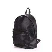 Рюкзаки подростковые Poolparty backpack-leather-black