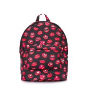 Рюкзаки подростковые Poolparty backpack-lips-black