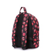 Рюкзаки подростковые Poolparty backpack-lips-black