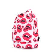 Рюкзаки підліткові Poolparty backpack-lips-white