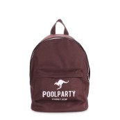 Рюкзаки подростковые Poolparty backpack-oxford-brown