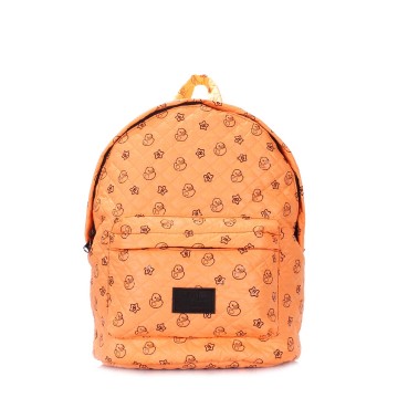 Рюкзаки підліткові Poolparty backpack-theone-orange-ducks
