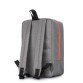 Рюкзак для ручной клади Lowcost 25x40x20см Ryanair / Wizz Air / МАУ серый Poolparty