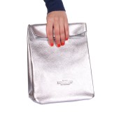 Жіноча сумка Poolparty lunchbox-silver