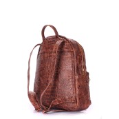 Рюкзак Poolparty mini-bckpck-leather-croco-brown