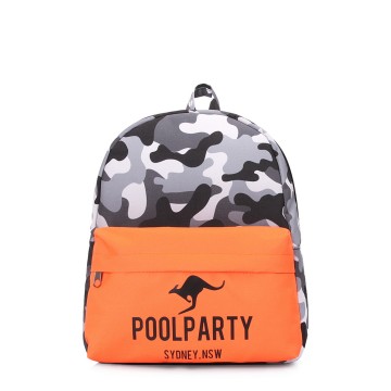 Рюкзак Poolparty mini-camo-orange