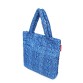 Дутая сумка синего цвета Poolparty