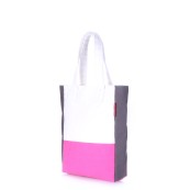 Молодёжна сумка Poolparty triplex-white-pink-grey