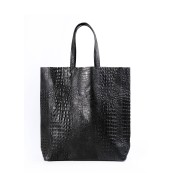 Женская сумка Poolparty leather-city-croco-black