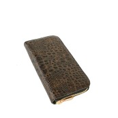 Жіночий гаманць Poolparty crocodile-wallet-brown