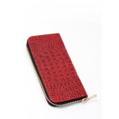 Жіночий гаманць Poolparty crocodile-wallet-red