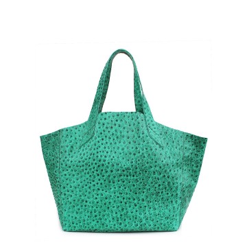 Женская сумка Poolparty poolparty-fiore-struzzo-green